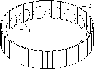 The coil system of induction tomograph